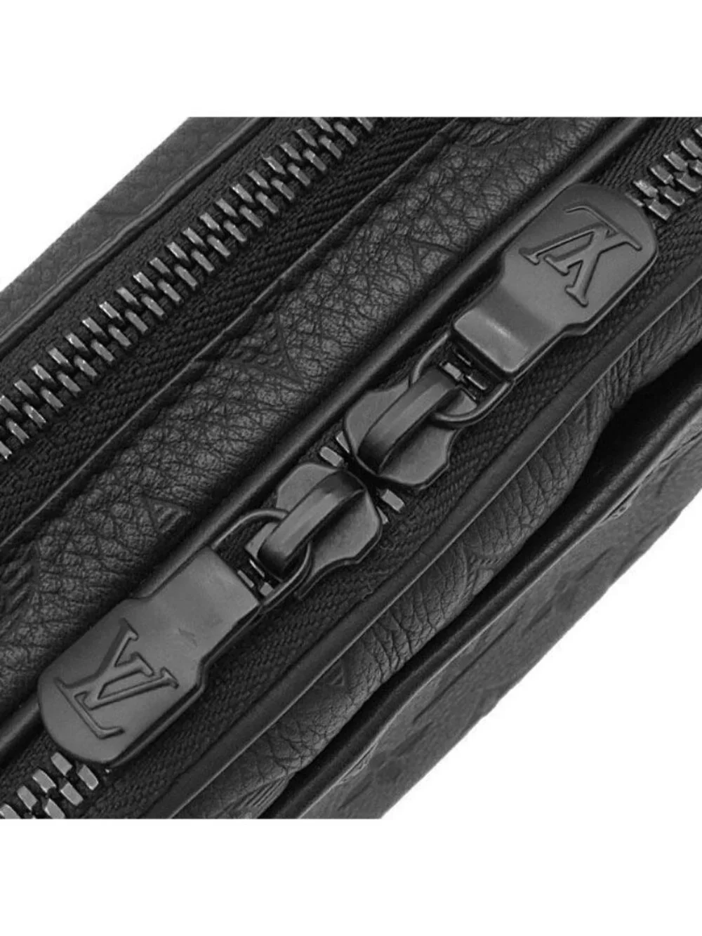 Louis Vuitton Shoulder Bag Alpha Wearable Wallet Calf Black
